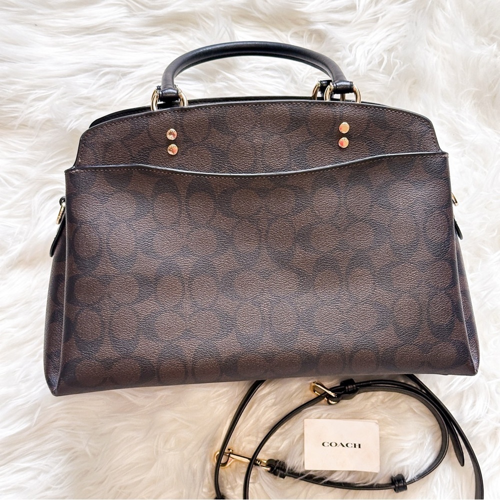 Coach Lillie Carryall In Signature Canvas handbag - Picture 5 of 13